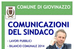 20/09: Comunicazioni Istituzionali del Sindaco: 12° incontro